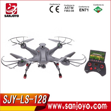 Versión de actualización de giroscopio 2.4G 4CH 6-Axis Gyro en tiempo real sin cabeza RC FPV Quadcopter Drone-SJY-LS-128